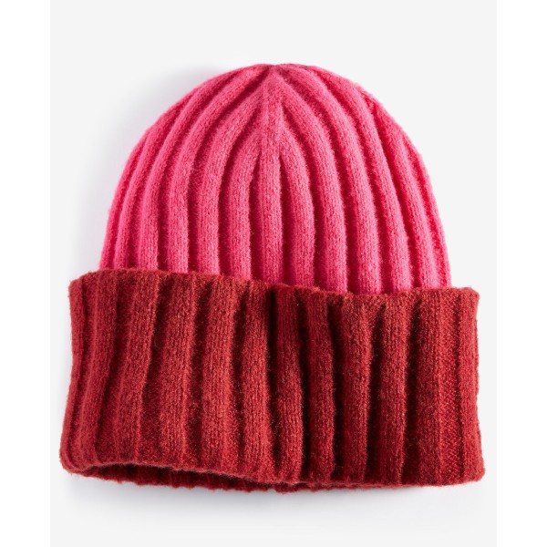 Women's Wide-Ribbed Colorblocked Beanie