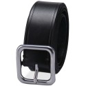 Women's Square Buckle Leather Pant Belt