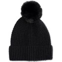 Women's Faux-Fur Pom Pom Beanie