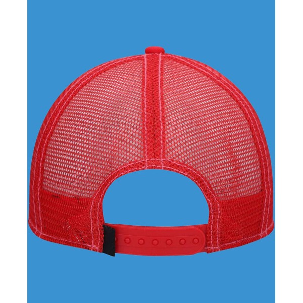 Men's Red Trucker Snapback Hat