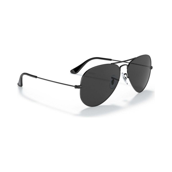 Unisex Aviator Total Black Polarized Sunglasses