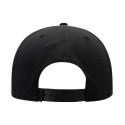 Men's Black, White Logo Snapback Adjustable Hat