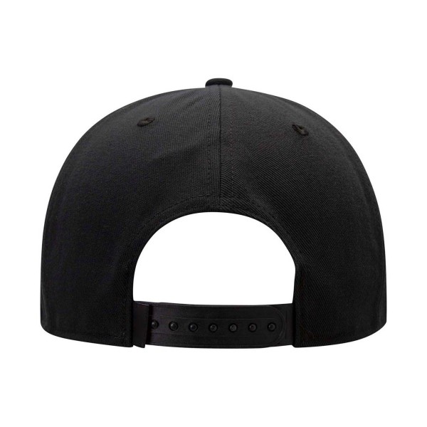 Men's Black, White Logo Snapback Adjustable Hat