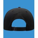 Men's Black, White Logo Snapback Adjustable Hat