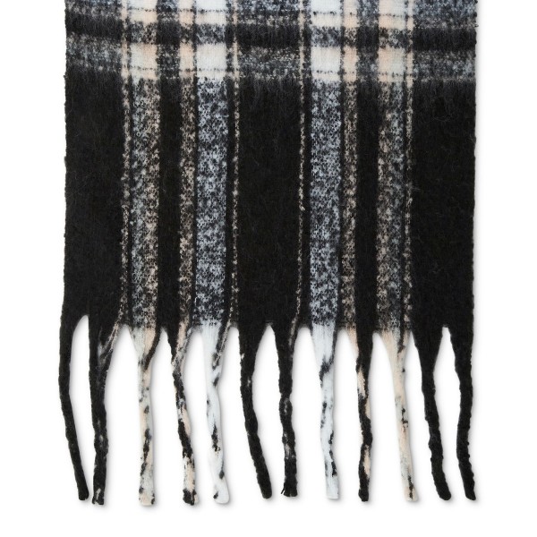 Women's Plaid Fringe-Trim Scarf