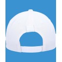 Men's White Modern Pre-Curved Snapback Hat