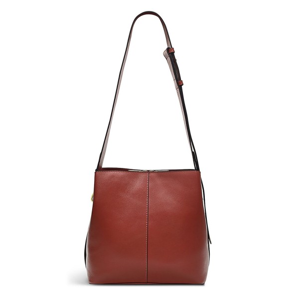 Medium Pebble Leather Compartment Crossbody